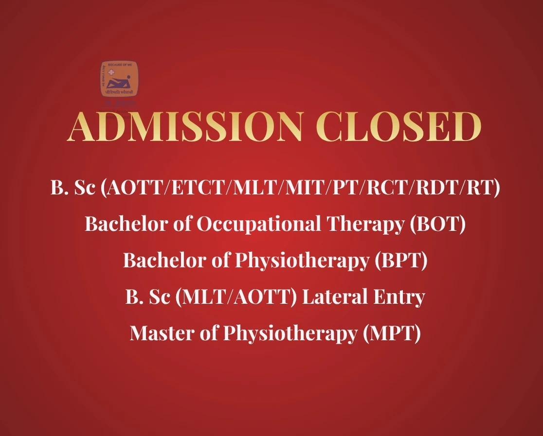Admissions for the programs mentioned below for the academic year 2026-27 are closed