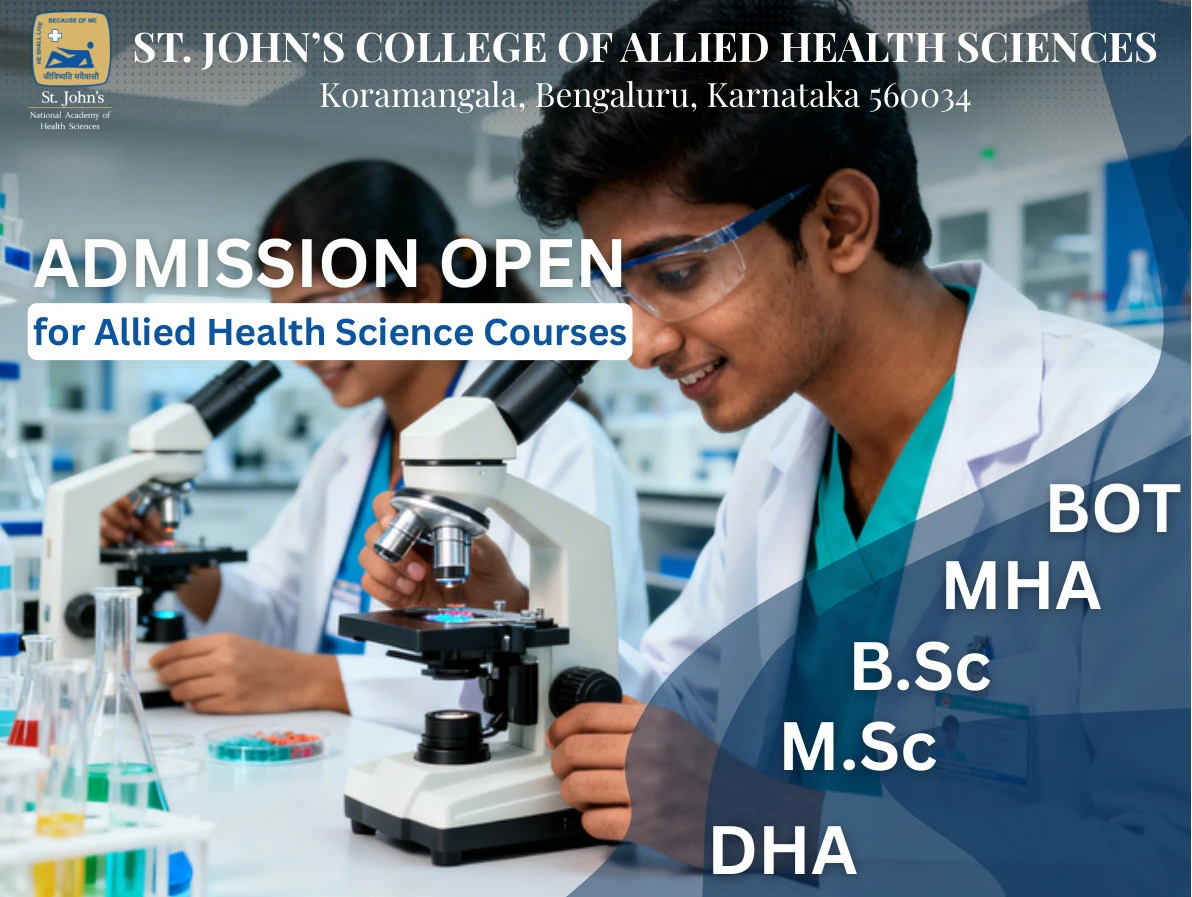 ADMISSIONS OPEN for ALLIED HEALTH SCIENCES -2026-27