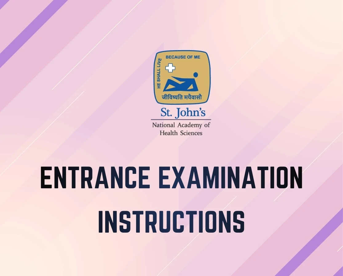 BPT/BOT Admissions Entrance Examination