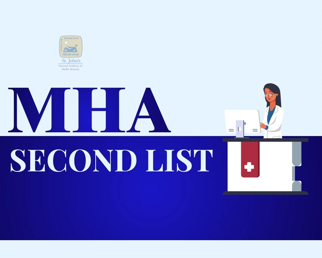 MHA Admission - Second List 2026.