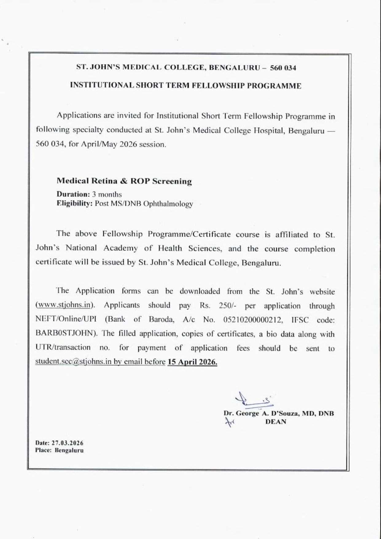 Medical Retina & ROP Screening