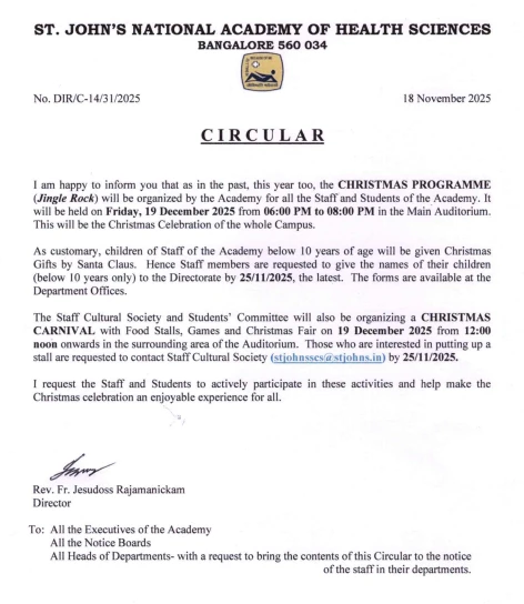 CHRISTMAS PROGRAMME (JINGLE ROCK) on 19th Dec 2025 