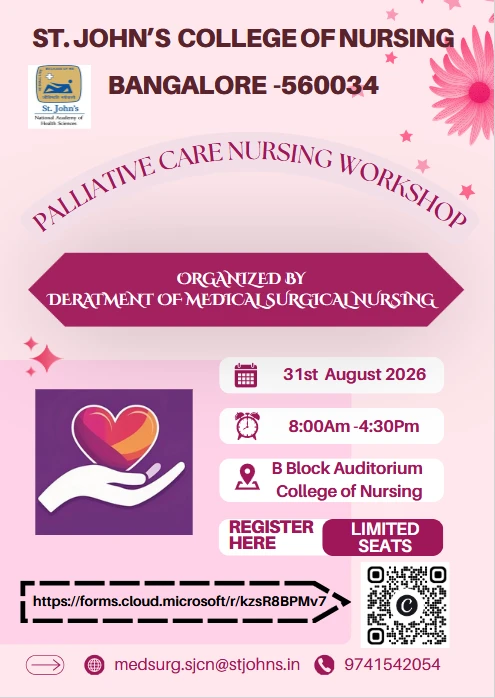 Palliative Nursing Care Workshop - 2026