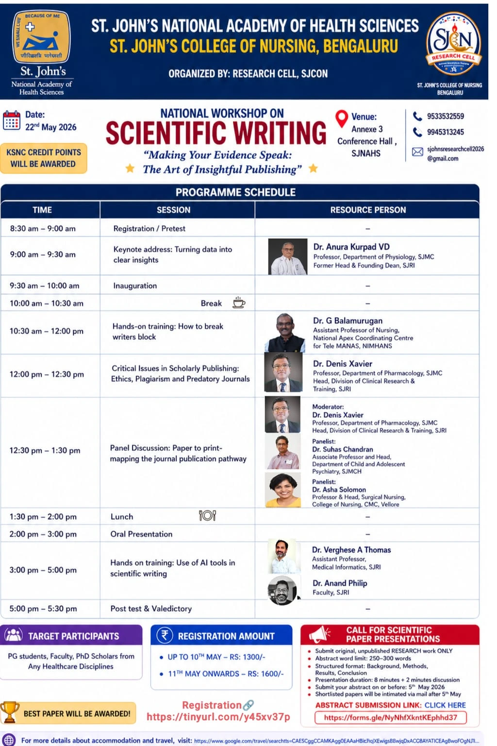 National Workshop on Scientific Writing