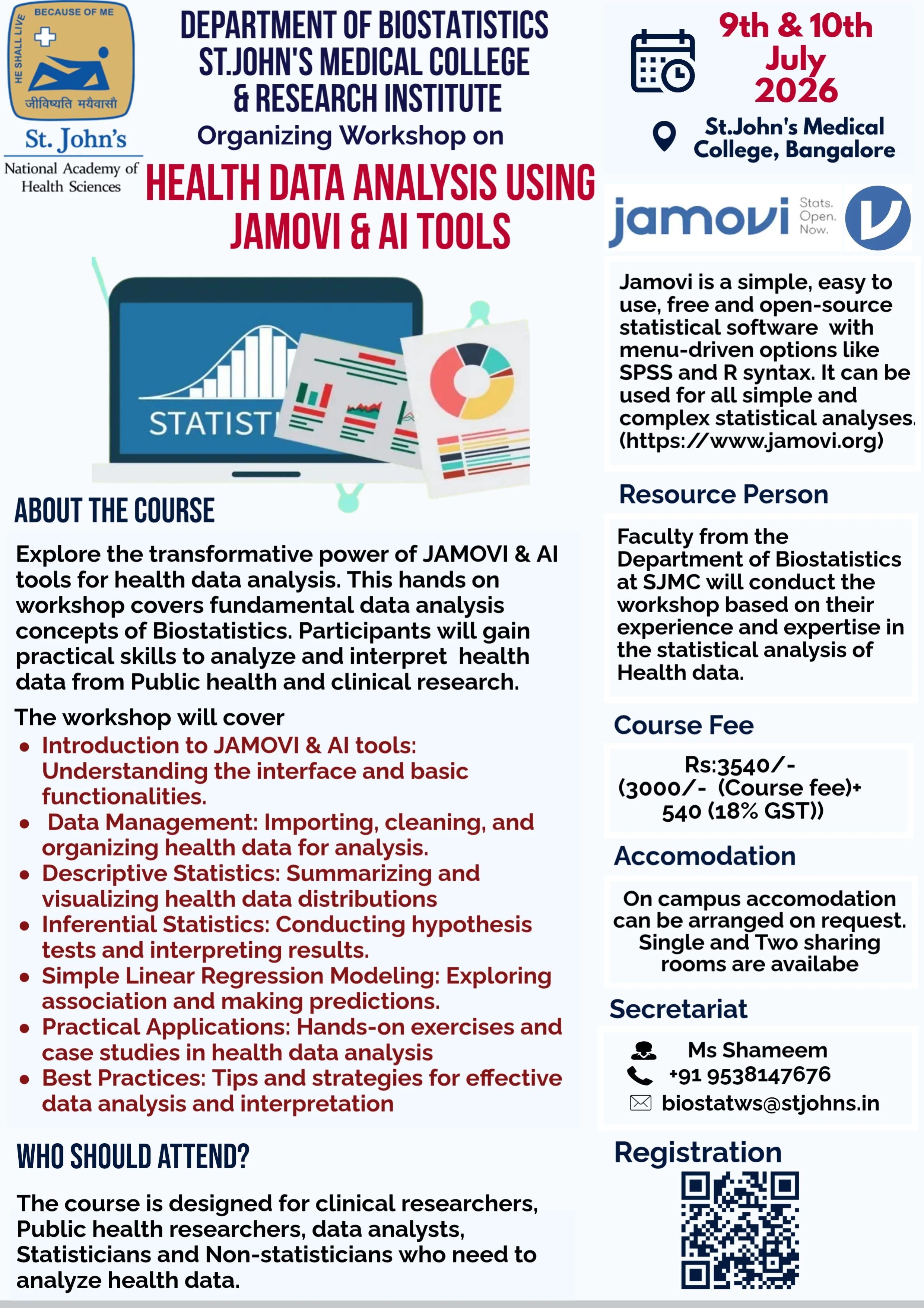 Health Data Analysis using JAMOVI & AI Tools