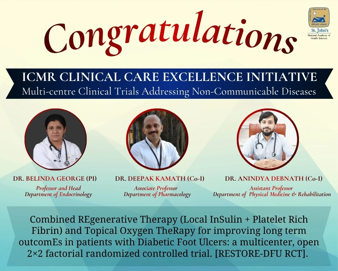ICMR Clinical Care Excellence Initiative – RESTORE-DFU RCT