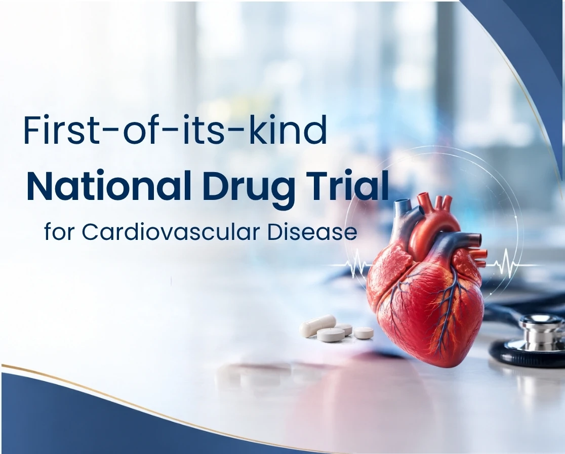 First-of-its-kind national drug trial for cardiovascular disease