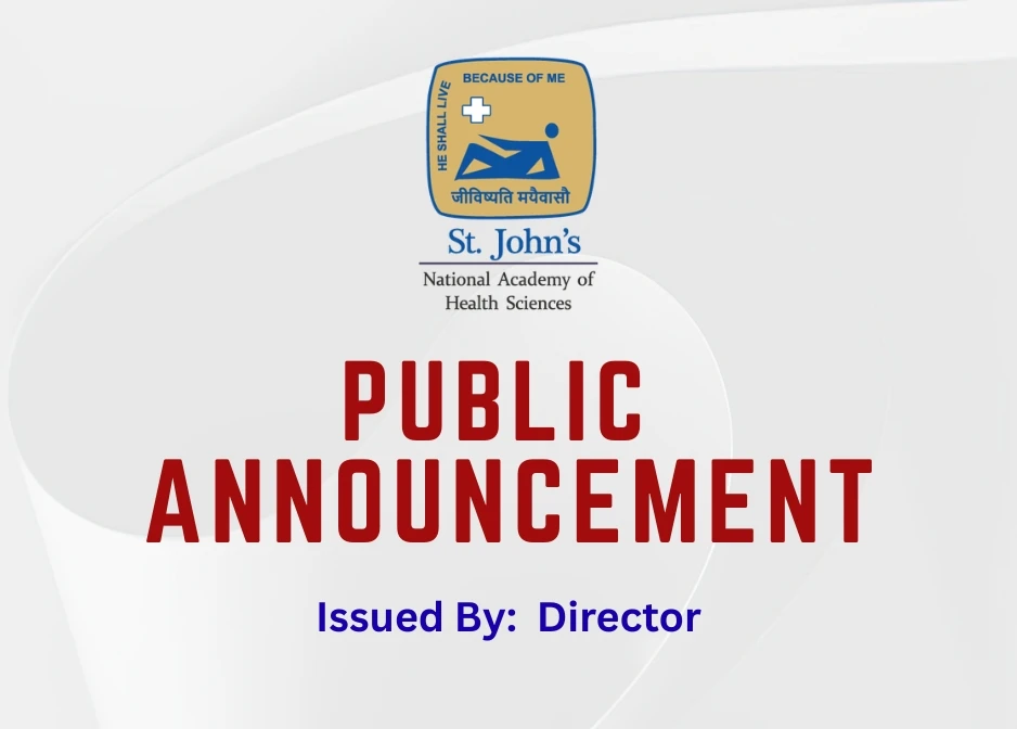 Admission Process Notice – B.Sc. Nursing Program