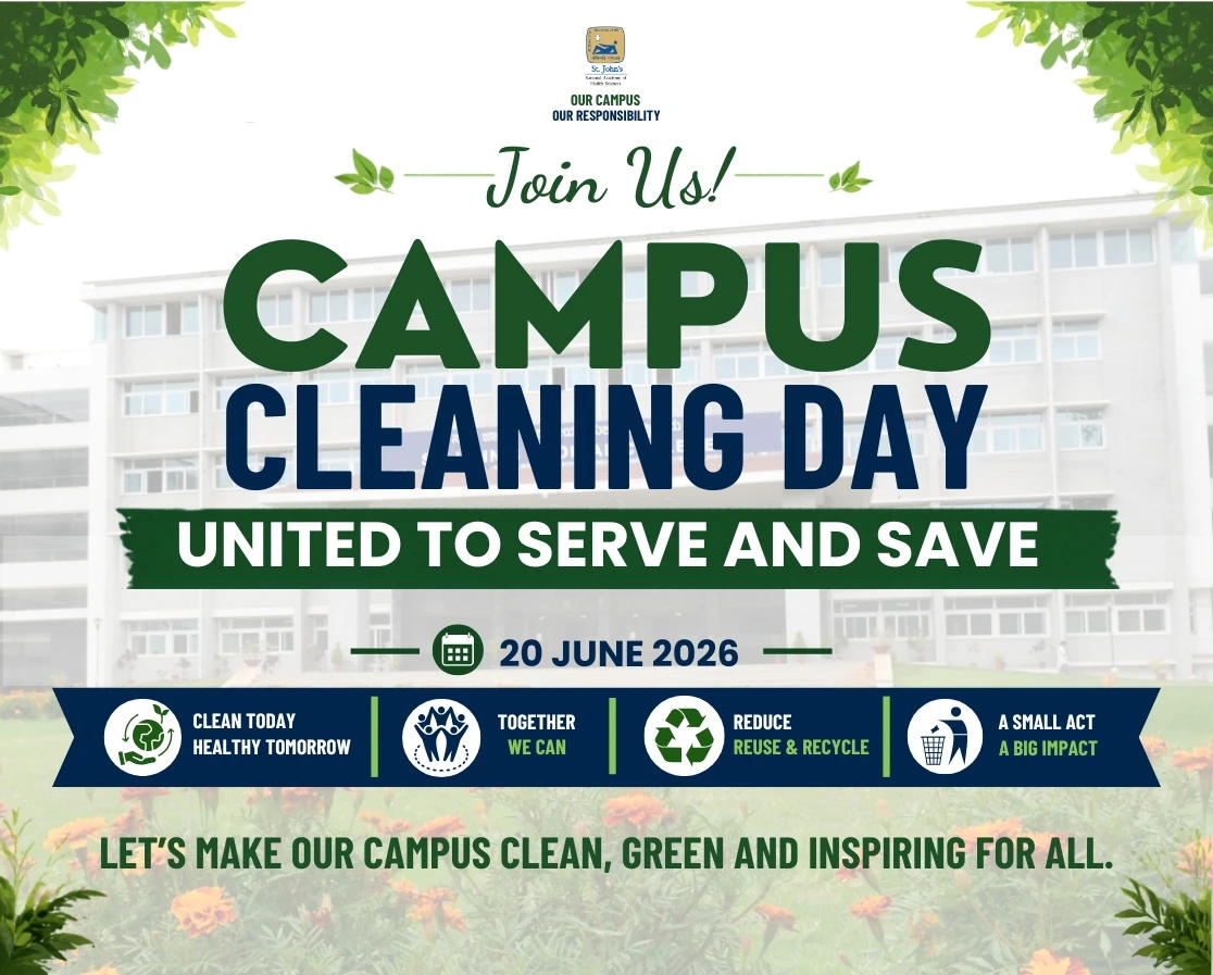 St. John's Family sets out for a proactive Campus Cleaning Day 2026 